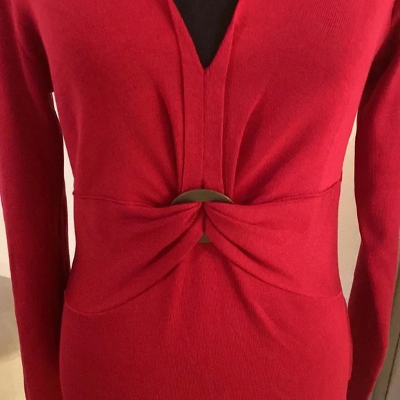 LILLIE Rubin silk burgundy sweater size 8 - Picture 2 of 4